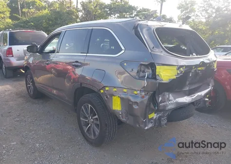 2018 Toyota Highlander Xle from USA, damaged, VIN 5TDKZRFH4JS535248